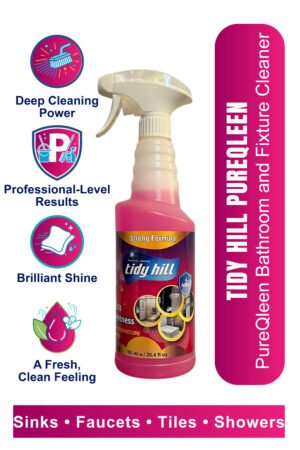 Tidy Hill PureQleen bathroom and fixture cleaner spray 750 ml bottle